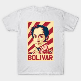 Simon Bolivar Venezuela Retro Propaganda T-Shirt